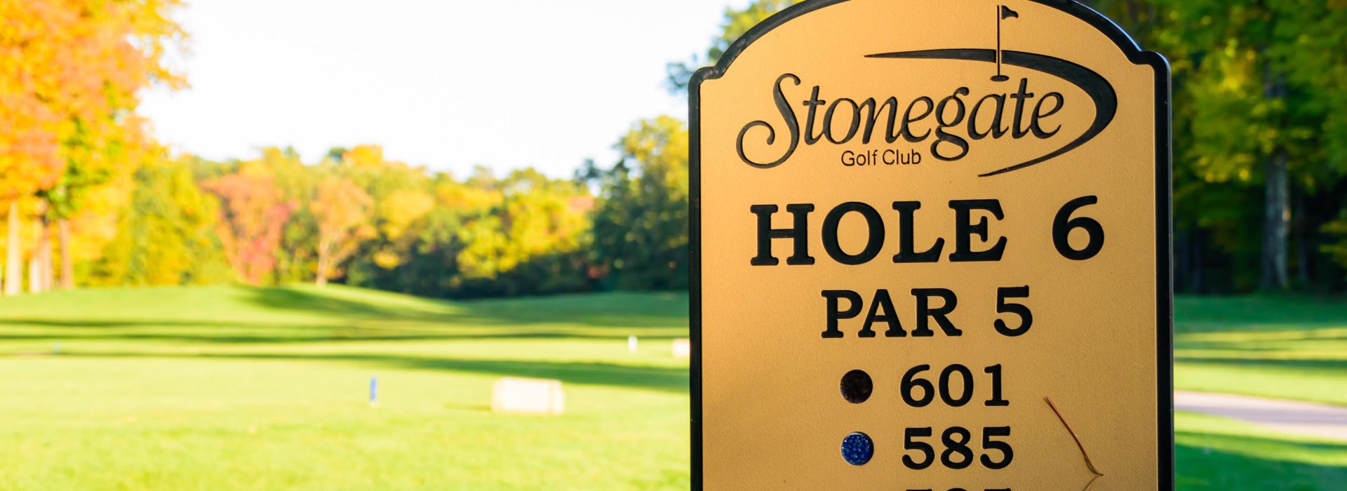 Hole 6 on golf course